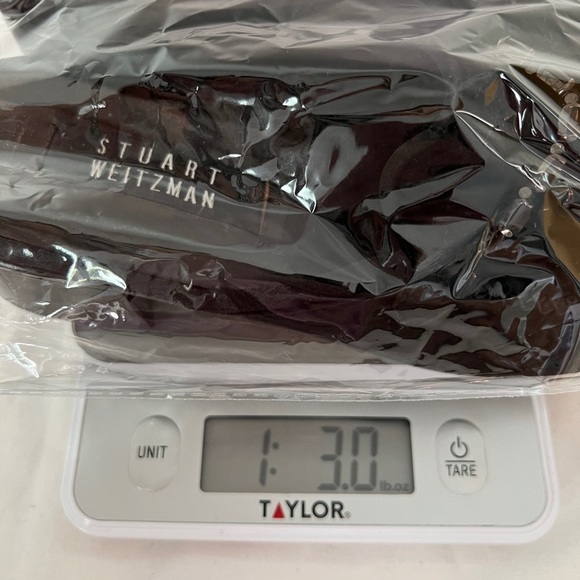 Stuart Weitzman Black Suede Genuine Leather Mules Loafers block heels 8.5 - Picture 8 of 10